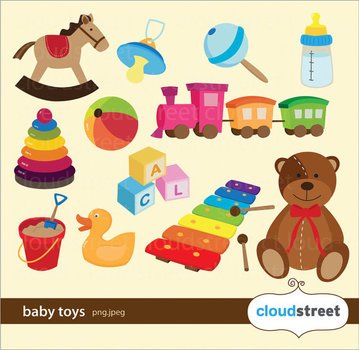Baby Toys Clip Art N11