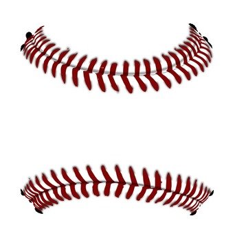 Baseball Laces Clip Art N5