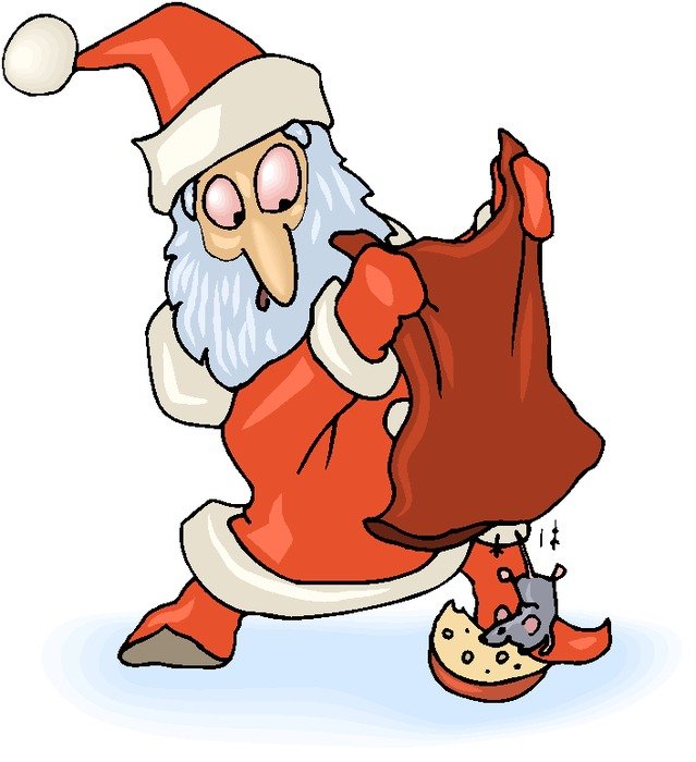 Funny Santa Clip Art
