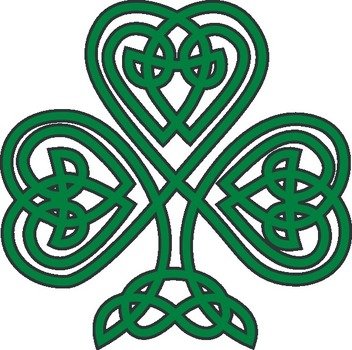 Celtic Shamrock Clip Art N3