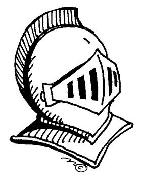 Knight Helmet Clip Art N3