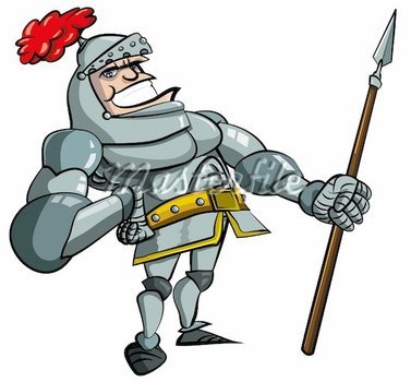 Medieval Knight Clip Art N3