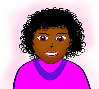 Woman Face Clip Art N5