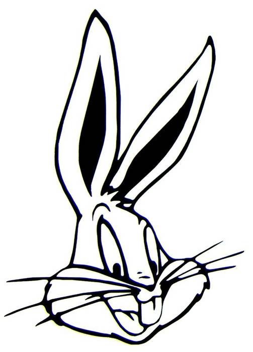 İllustration of Bugs Bunny Head