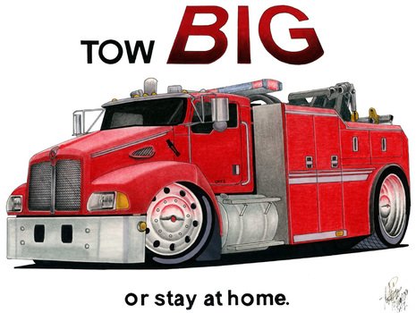 Cartoon Tow Truck N3