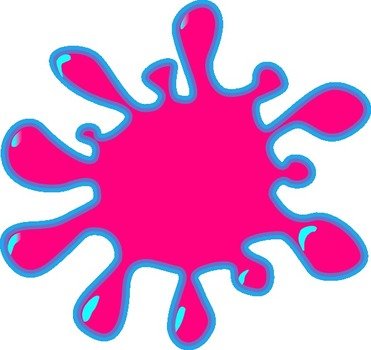 Green Paint Splatter Clip Art N4