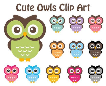 Cute Owl Clip Art Free N13