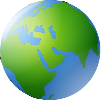 World Globe Clip Art N11