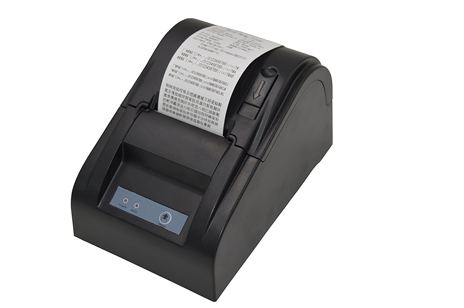 1 X USB POS Thermal Printer (Black, Paper width 58mm, Compatible ESC ...