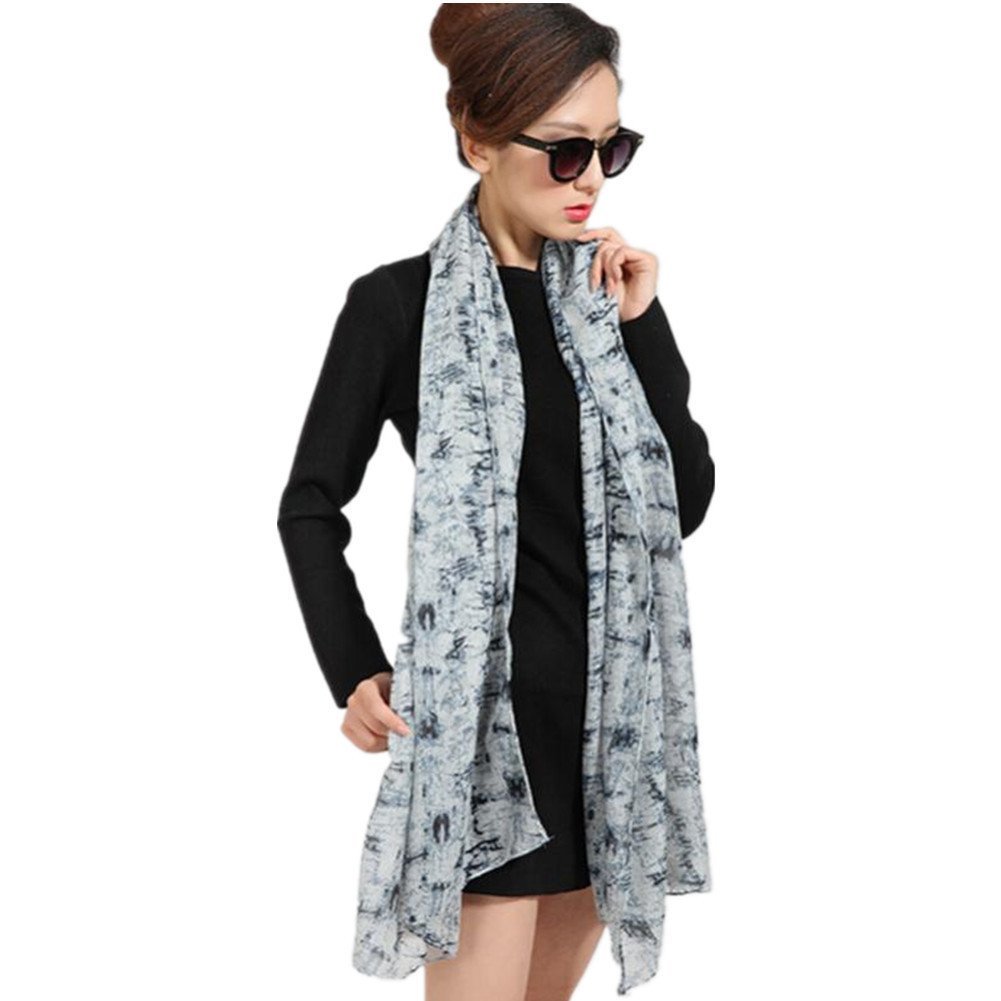 Banggood Women Voile Lightweight Scarf Multi-Pattern Available N3 Free ...