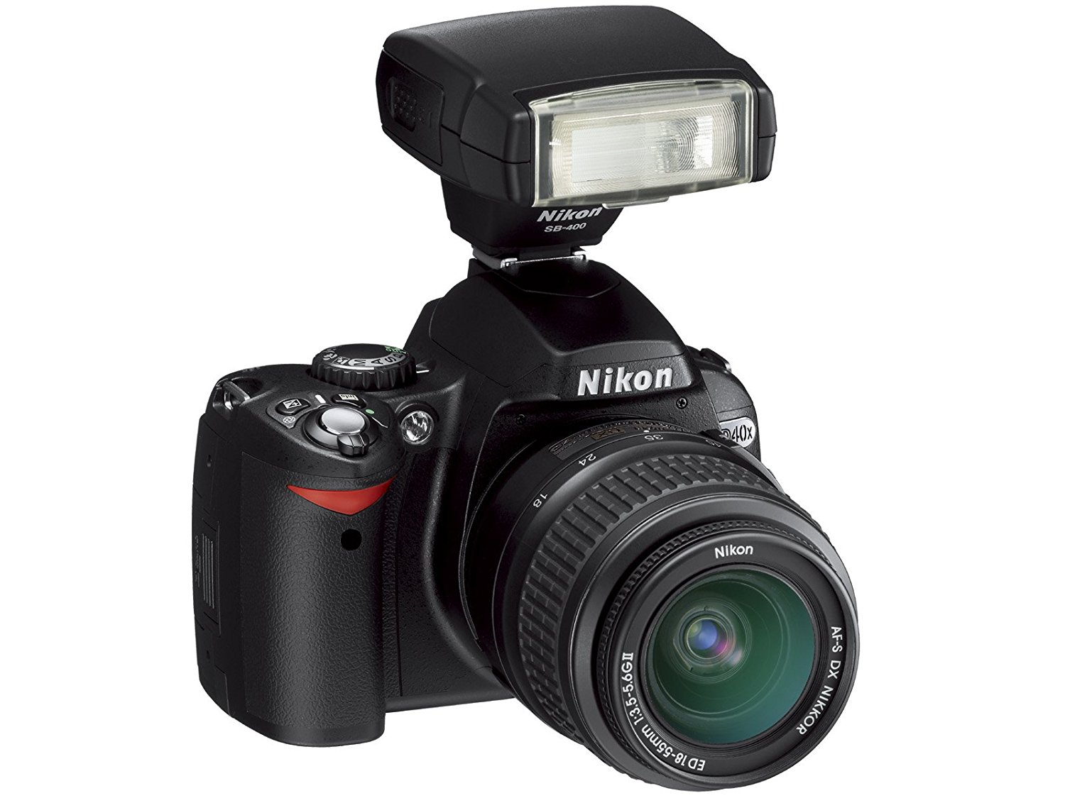 Nikon D40x 10.2MP Digital SLR Camera with 1855mm f/3.55.6G ED II AFS DX ZoomNikkor Lens (OLD