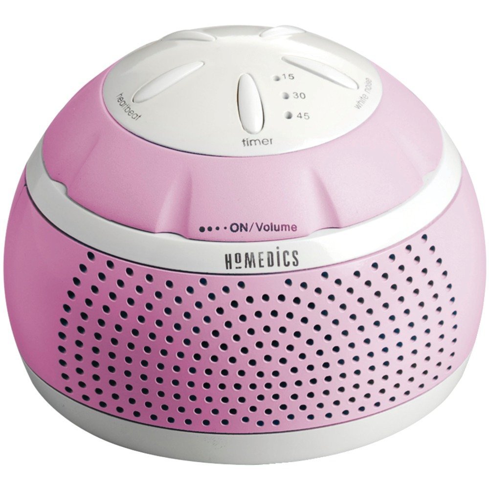 Homedics Sound Spa Mini Portable Sound Machine, Pink free image download