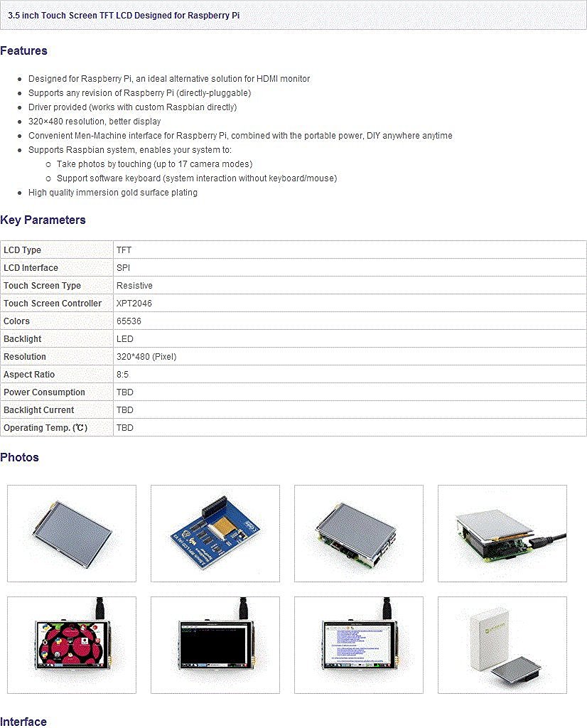 Waveshare 7inch HDMI LCD (B) Capacitive Touchscreen LCD Display HDMI ...