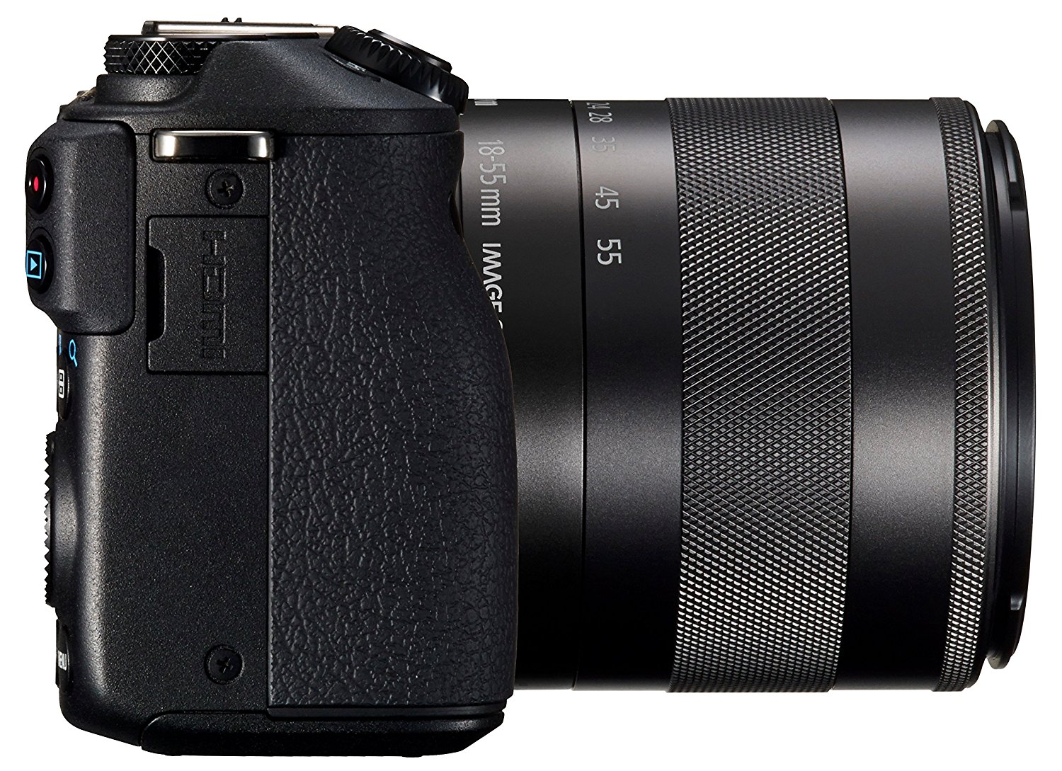 Canon EOS M3 Mirrorless Camera EF-M 18-55mm Image Stabilization  IS Stm Lens Wi Fi Enabled (black) Used I.84896704