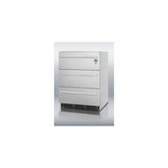 Summit SP6DSSTB7MEDADA: ADA compliant commercial 3-drawer refrigerator in stainless steel for built-in use, with...
