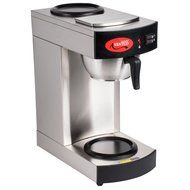 Avantco C10 12 Cup Pourover Commercial Coffee Maker with 2 Burners - 120V N2