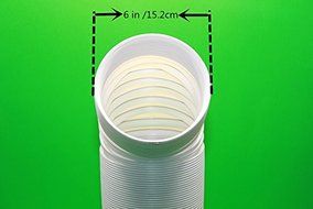 1 pc Exhaust Hose/Tube for Portable Air Conditioner 6&quot; diameter, ext to 59&quot; long