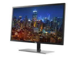 AOC U2879VF Featured 28&#039;&#039; 4K UHD 2160p LED-Backlit LCD Monitor, Black/Silver N4