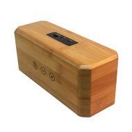 Wireless Bluetooth Speakers Portable Rechargeable Bamboo Wooden Bluetooth Stereo Speakers for cell iPhones and... N4
