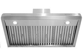 XtremeAir UL02-W36 Wall Mount Range Hood with 900 CFM Baffle Filters/Grease Drain Tunnel, 36" N7