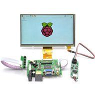 GeeekPi 7 Inch 1024x600 LCD Display for Raspberry Pi HDMI+VGA+Driver Board+Touch Screen