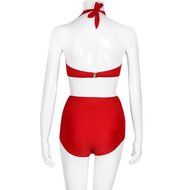 HOT Sale!Canserin Women Plus Size High Waist Push up Padded Bikini N4