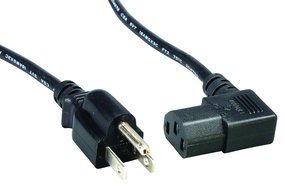 Lynn Electronics C13C2015AGY-4F 15-Amp//250-volt 4-Feet Power Cord IEC 60320 C13 to IEC 60320 C20 Gray
