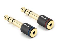 Aurum Cables Male to Male 3.5mm Universal 24K Gold Plated Auxiliary Audio Stereo Cable with 3 6.35mm Male to 3.5mm... N10