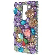 Spritech(TM) Bling Clear Phone Case For LG spirit h440 C70/LG Escape 2/LG Logos/LG Spirit 4G LTE,3D Handmade Silver... N9