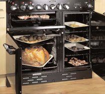 AGA ALEGS36DFSS 36 Pro-Style Dual Fuel Range - Stainless Steel N5