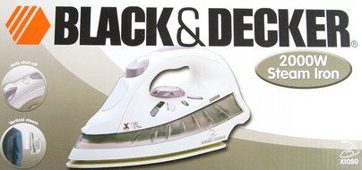 Black &amp; Decker X1050 2200-watt Auto-Shut Off Steam Iron, 220-volt