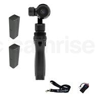 DJI Osmo, Fully Stabilized 4k, 12mp Camera with Camrise Starter Plus Bundle: 2 Extra Batteries, Lanyard and USB...