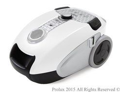 Tritan Canister Vacuum HEPA Sealed Hard Floor Vacuum Color: White