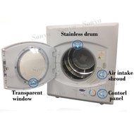 Sonya Portable Compact Small Laundry Dryer Apartment Size 110vstainless Steel Drum Transparent Lid 8.8lbs Capacity... N12