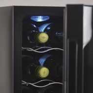 Westinghouse WWT080TB Thermal Electric 8 Bottle Wine Cellar with Touch Panel Adjustable Thermostat and Digital... N7