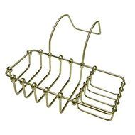 Kingston Brass CC2168 Vintage 8-Inch X 4-Inch Claw Foot Bath Soap and Sponge Holder, 9-1/4-Inch, Satin Nickel...