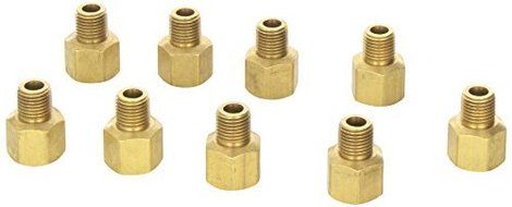 Milton 653-2 3/8 FNPT x 1/4 MNPT Hose Fitting Adapter - Box of 10 by Milton Industries