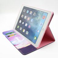 iPad Mini 1/2/3 Case, Firefish High Quality PU Leather Wallet Case [Card Pockets] and Kickstand Feature Case for... N434