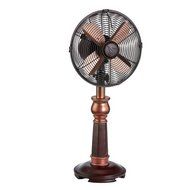 Copper Tones Accent Dark Cherry Wood Finish Bently Table Fan