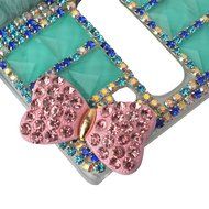 Spritech(TM) Bling Clear Phone Case For LG spirit h440 C70/LG Escape 2/LG Logos/LG Spirit 4G LTE,3D Handmade Silver... N14