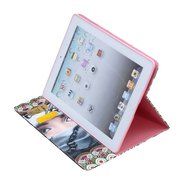 iPad Mini 1/2/3 Case, Firefish High Quality PU Leather Wallet Case [Card Pockets] and Kickstand Feature Case for... N463