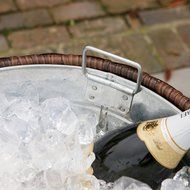 Lambert Wicker Beverage Ice Chest - 2 pc Set N3