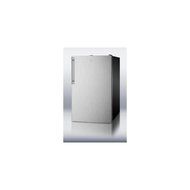 Summit CM421BLBISSHV 20&quot; Compact Refrigerator with 4.1 cu. ft. Capacity Professional Vertical Stainless Steel...