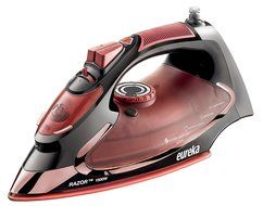Eureka Razor Powerful Steam Iron ,Burst Super Hot 1500 Watt Iron Marsala Pouch Included N2