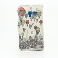 Alcatel One Touch Pop 3 Case,ikasus Colorful Painted Premium PU Leather Fold Wallet Pouch Case Flip Stand Credit...