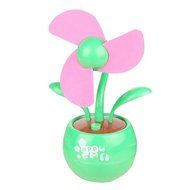 Desk Fan - YOKIRIN Apple Design Mini USB Rechargeable Battery Fan Portable Table Fan Cooling Fan for Home and... N2