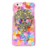 Iphone 7 Plus 5.5inch Bling Rose Gems Smartphone Cover,Yaheeda Butterfly Flower Design 3D Handmade Rhinetstone...