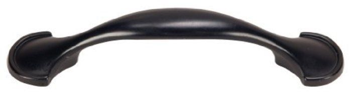 Hardware House 64-3502 Spoon Style Cabinet Pull, Flat Black by Hardware House