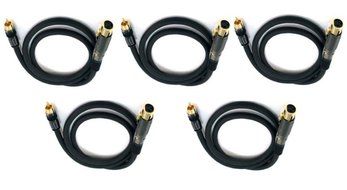 Monoprice 104783 1.5' Premier Series XLR Female to RCA Male 16AWG Cable N11