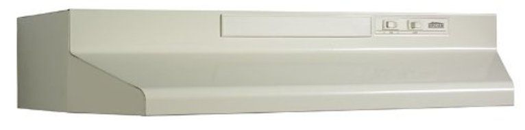 Broan 433011 ADA Capable 4-Way Convertible Under-Cabinet Range Hood, 30-Inch, White N5